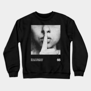 Sound of Silence || Classic 80s BW Crewneck Sweatshirt